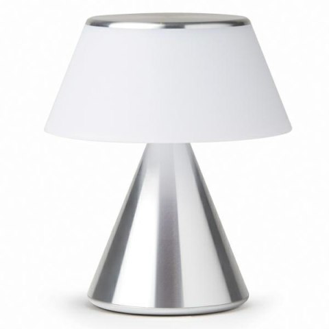 Lexon Luma M Lampa LED srebrny/silver LH87MAP