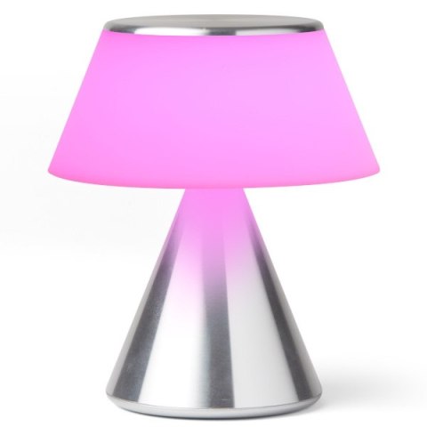 Lexon Luma M Lampa LED srebrny/silver LH87MAP