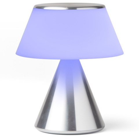 Lexon Luma M Lampa LED srebrny/silver LH87MAP