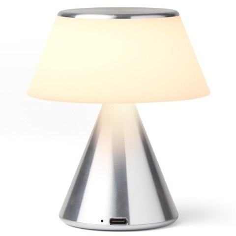 Lexon Luma M Lampa LED srebrny/silver LH87MAP