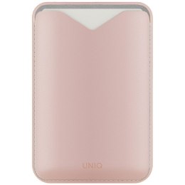 Magnetyczny portfel UNIQ Lyden Evo stojak na telefon różowy