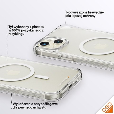 PanzerGlass HardCase iPhone 15 Plus /14 Plus 6.7" D3O MagSafe 3xMilitary grade transparent 1182
