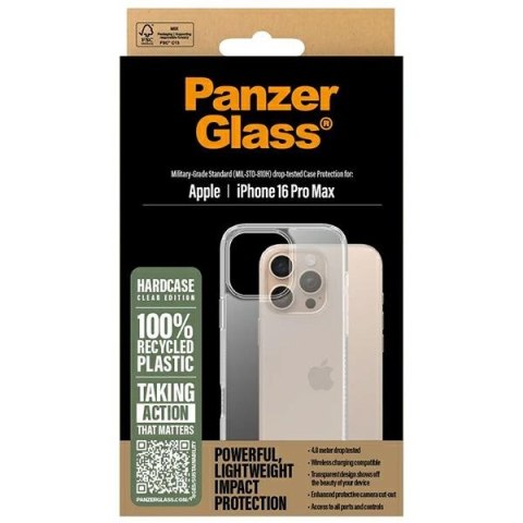 PanzerGlass HardCase iPhone 16 Pro Max6.9" przezroczysty/transparent 1290