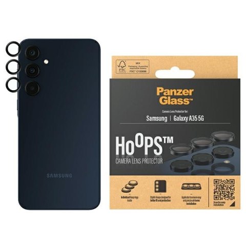PanzerGlass Hoops Camera Sam A35 5GA356 czarny/black 1226 camera lens protector hoop optic rings