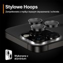 PanzerGlass Hoops Camera iPhone 15 Pro6.1" / 15 Pro Max 6.7" czarny/black 1139 camera lens protector hoop optic rings