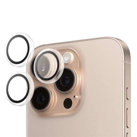 PanzerGlass Hoops Lens Protector iPhone 16 Pro 6.3" / 16 Pro Max 6.9" Transparent 1286