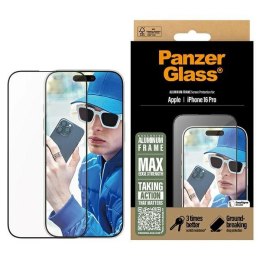 PanzerGlass Screen Protector AluminumFrame iPhone 16 Pro 6.3