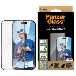 PanzerGlass Screen Protector iPhone 16 /15 6.1