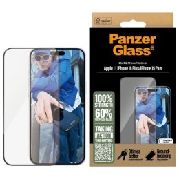 PanzerGlass Screen Protector iPhone 16Plus 6.7
