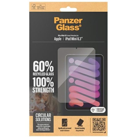 PanzerGlass Ultra-Wide Fit Apple iPadMini 2024 8,3" Screen Protection 2842