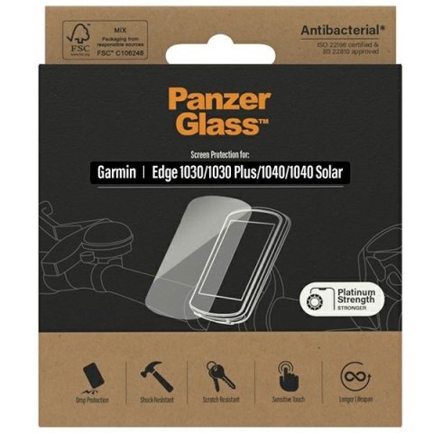 PanzerGlass Ultra-Wide Fit Garmin 1030 /1030 Plus / 1040 / 1040 Solar Screen Protection Antibacterial 3618