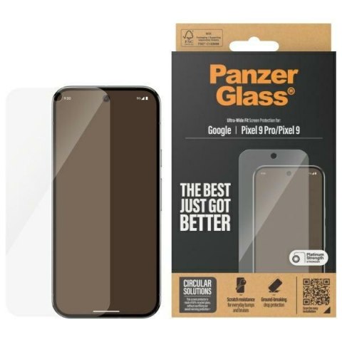 PanzerGlass Ultra-Wide Fit Google Pixel 9 / 9 Pro Screen Protection 4787