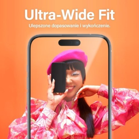 PanzerGlass Ultra-Wide Fit iPhone 15Plus 6.7" Screen Protection Easy Aligner Included 2811