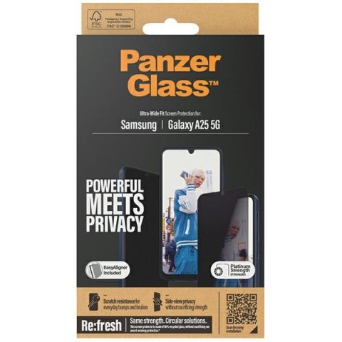 PanzerGlass Ultra-Wide Fit Sam A25 5GA256 Screen Protection Easy Aligner Included P7335