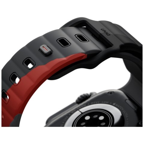 Pasek UNIQ Stride De Rubber do Apple Watch 49/46/45/44mm charcoal