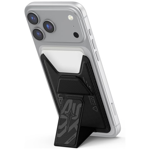 Portfel Skinarma Kado Phantom Magnetic Cardholder Grip Stand czarny