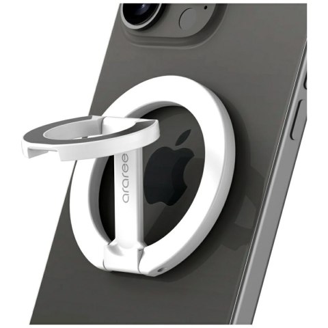 Ring stand Araree A-Ring MagSafe GripTok biały