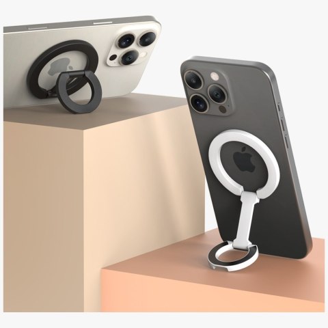 Ring stand Araree A-Ring MagSafe GripTok biały