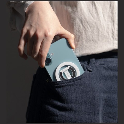 Ring stand Araree A-Ring MagSafe GripTok biały