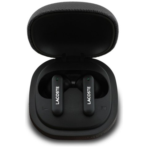 Słuchawki TWS Lacoste Iconic Petit Pique Bluetooth czarny