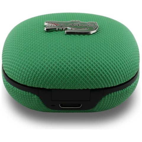 Słuchawki TWS Lacoste Iconic Petit Pique Bluetooth zielony