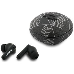 Słuchawki TWS Lacoste Monogram The Blend Bluetooth ENC ANC czarny