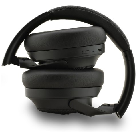 Słuchawki nauszne Lacoste Petit Pique ANC Bluetooth czarny