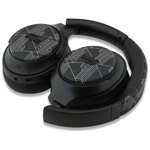 Słuchawki nauszne Lacoste The Blend ANC Bluetooth czarny
