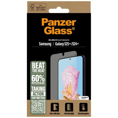 Szkło hartowane PanzerGlass All-in-One Ultra-Wide Fit do Samsung Galaxy S25+