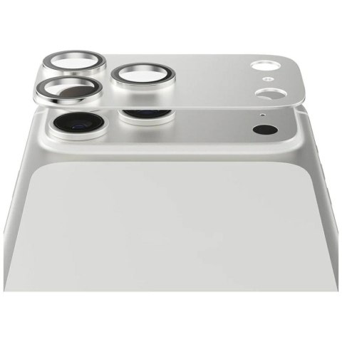 Szkło hartowane na obiektyw PanzerGlass Fender Camera Protector do iPhone 17 Pro srebrny
