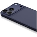 Szkło na obiektyw aparatu Skinarma Magma Full Matte do iPhone 17 Pro niebieski