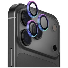 Szkło na obiektyw aparatu UNIQ Optix Aluminium Camera Lens Protector do iPhone 17 Pro / iPhone 17 Pro Max z aplikatorem opal