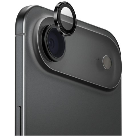 Szkło na obiektyw aparatu UNIQ Optix Aluminium Camera Lens Protector do iPhone Air z aplikatorem czarny