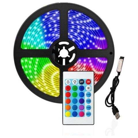 Taśma LED RGB z kontrolerem Bluetooth 5m XTRIKE ME HT-5050 B5
