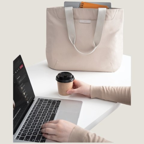 Torba UNIQ Arden Tote 16L beżowy