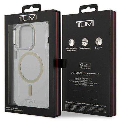Tumi TUHMP14LUTT iPhone 14 Pro 6,1"przezroczysty/clear hardcase Transparent MagSafe