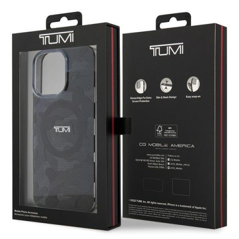 Tumi TUHMP15LDLCAG iPhone 15 Pro 6.1"szary/grey hardcase Camo Print MagSafe
