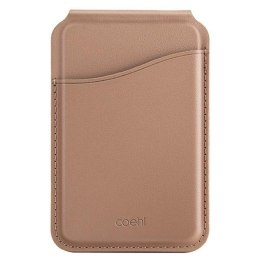 UNIQ Coehl Esme magnetyczny portfel zlusterkiem i podpórką beżowy/dusty nude