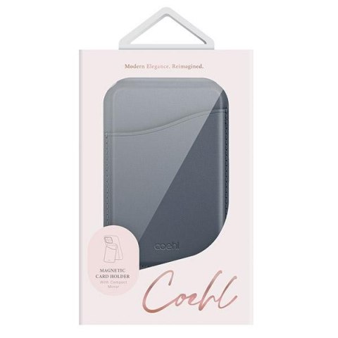 UNIQ Coehl Esme magnetyczny portfel zlusterkiem i podpórką ciemnoniebieski/sapphire blue