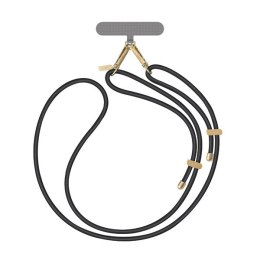 UNIQ Coehl Laurel uniwersalna smycz dotelefonu czarny/black