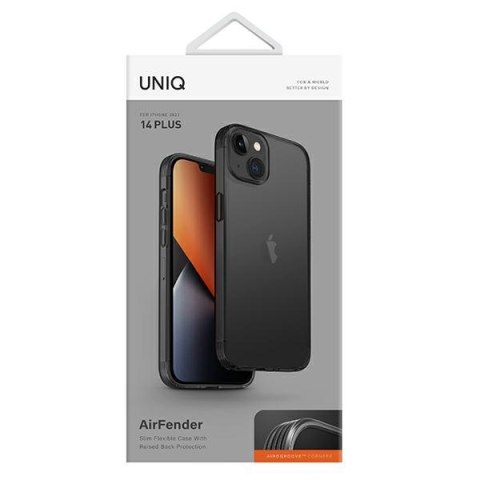 UNIQ etui Air Fender iPhone 14 Plus / 15Plus 6.7" szary/smoked grey tinted
