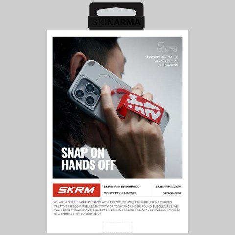 Uchwyt magnetyczny Skinarma Arch XE Phaze Smart Grip-Stand niebieski
