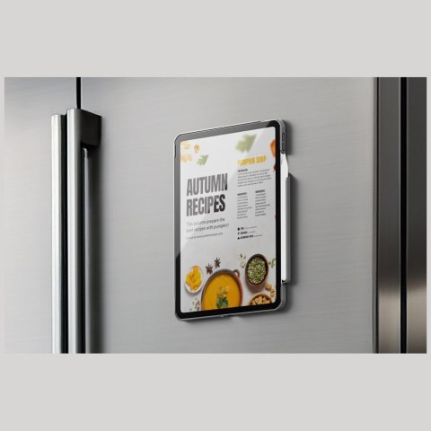 Uchwyt magnetyczny UNIQ SnapMount samoprzylepny pomarańczowy/charcoal