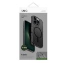 UNIQ etui Clario iPhone 16 Pro 6.3"Magclick Charging dymny/smoke