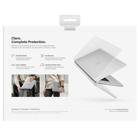 UNIQ etui Claro MacBook Air 13 (2018-2020) przezroczysty/dove matte clear