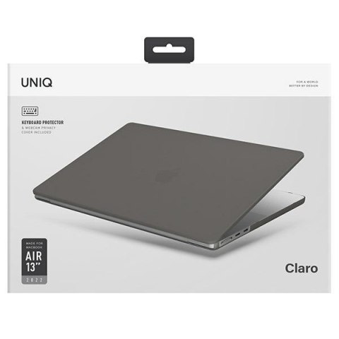 UNIQ etui Claro MacBook Air (2018-2020) szary/smoke grey