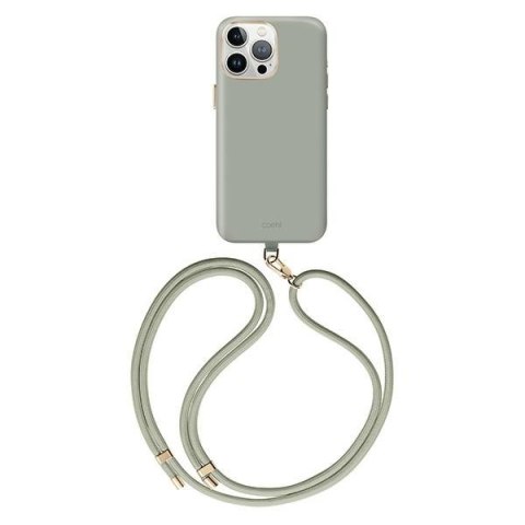 UNIQ etui Coehl Creme iPhone 15 Pro Max6.7" Magnetic Charging szałwia/soft sage