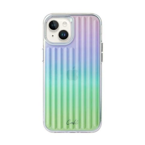 UNIQ etui Coehl Linear iPhone 14 / 15 /13 6,1" opalowy/iridescent