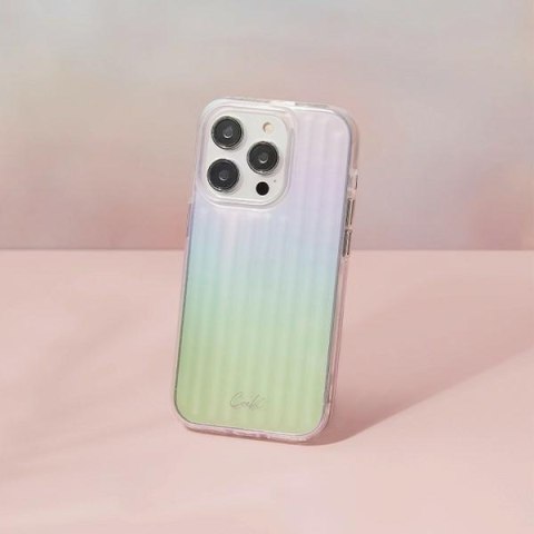 UNIQ etui Coehl Linear iPhone 14 Pro6,1" opalowy/iridescent