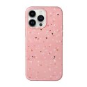 UNIQ etui Coehl Terrazzo iPhone 14 Pro6,1" różowy/coral pink